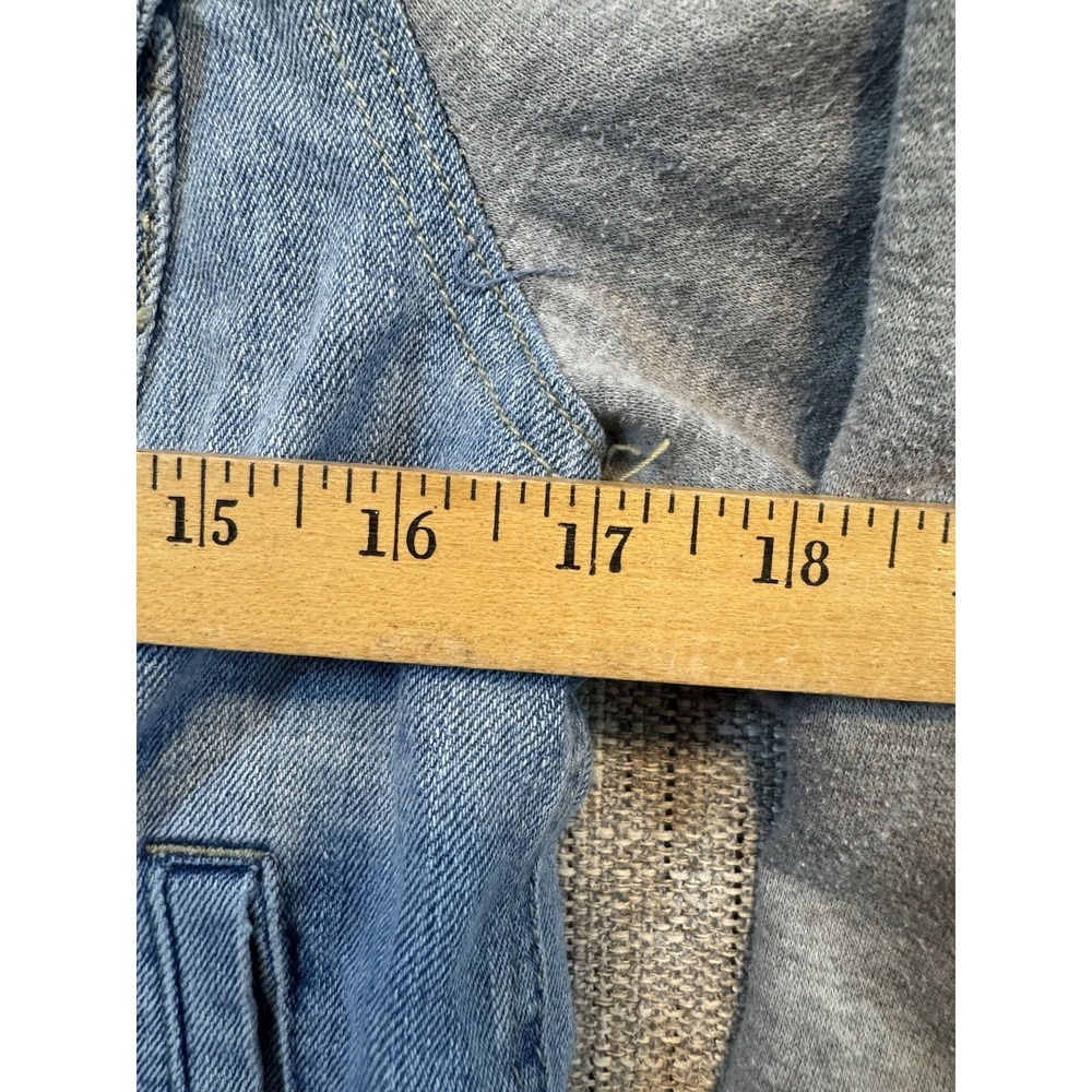Bullhead Jeans Jacket Removable Hood Sweatshirt Girls Large - Picture 4 of 16